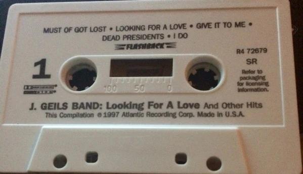 The J. Geils Band - Looking For A Love (And Other Hits) (Cassette) (NM or M-, VG+)