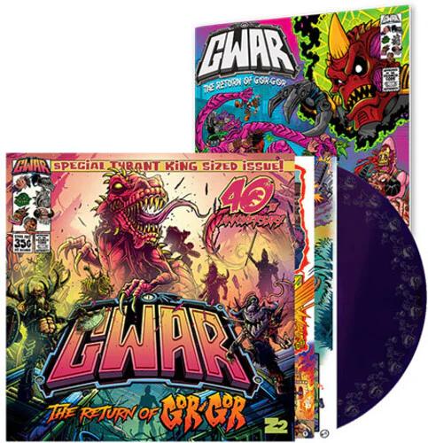 GWAR - The Return of Gor Gor (Purple LP Vinyl, Zoetrope Etching, Comic Book)