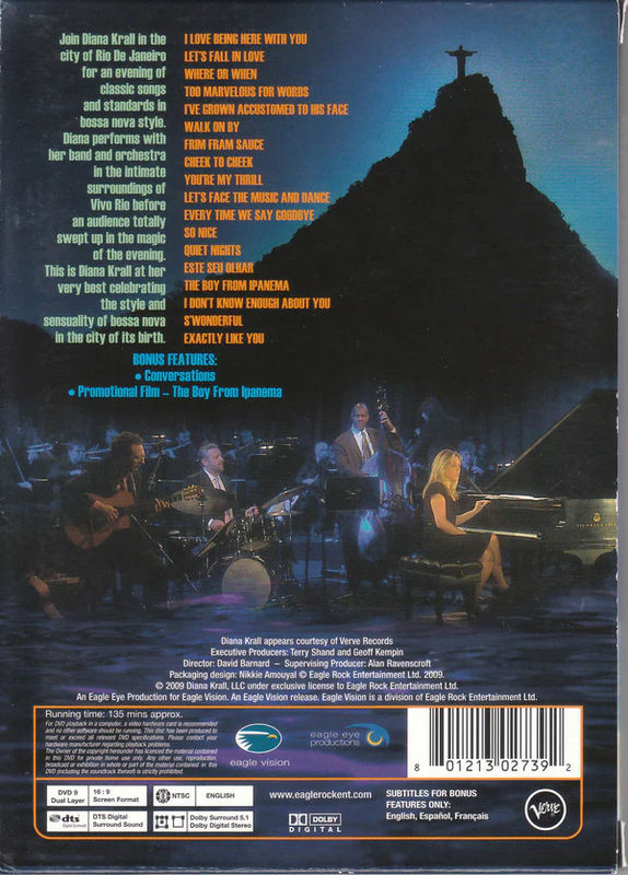Diana Krall - Live In Rio (DVD) (M, NM or M-)