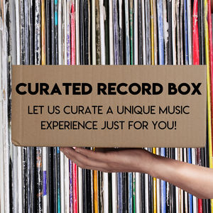 Curated Vinyl Record Box - Handpicked custom mystery selection - Budget:$500