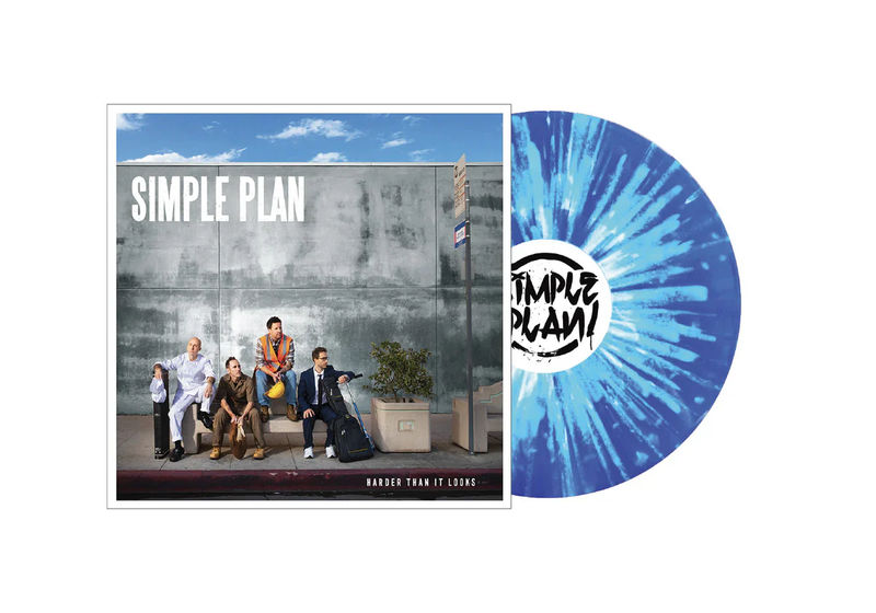 Simple Plan - Harder Than It Looks (Blue w/ White Splatter LP Vinyl)