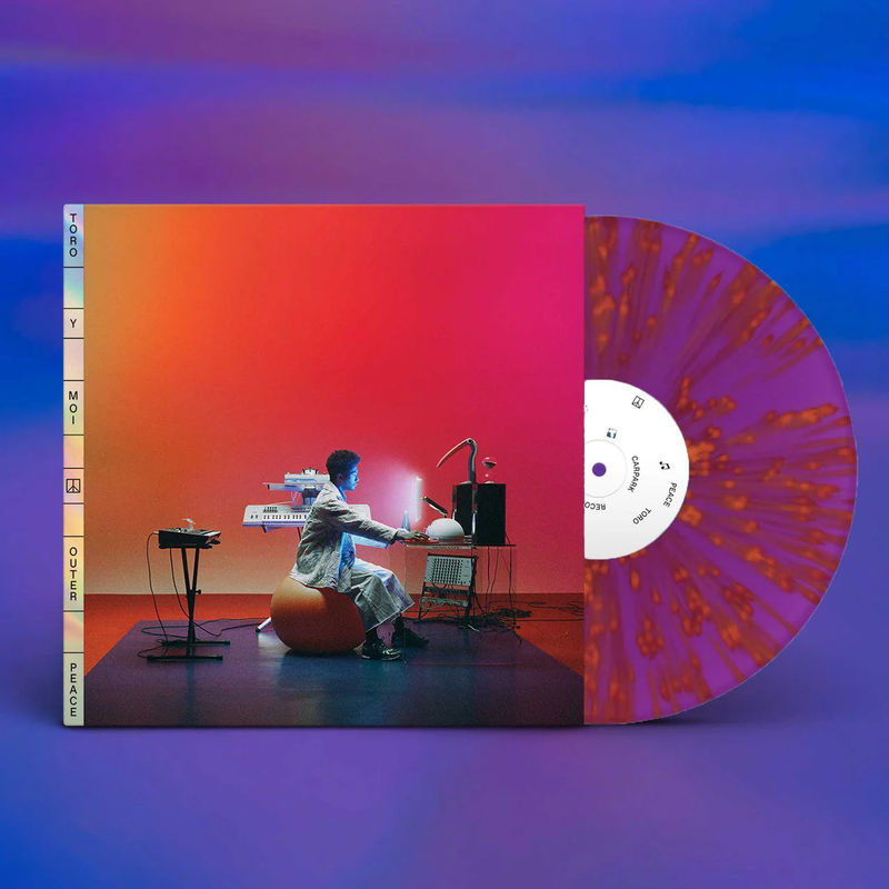 Toro y Moi - Outer Peace (Purple with Orange Splatter Vinyl LP)