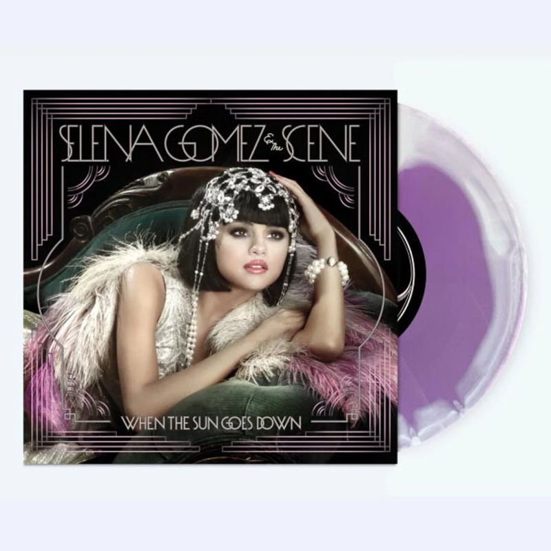 Selena Gomez & the Scene - When the Sun Goes Down LP (Lavender & White Swirl Vinyl)