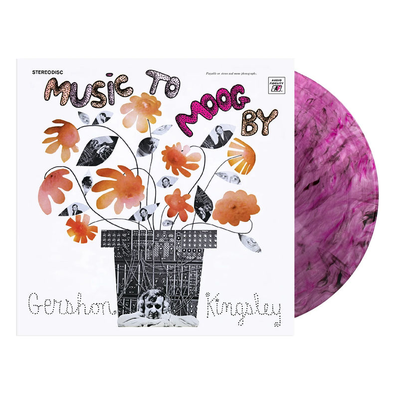 Gershon Kingsley - Music To Moog By (Deluxe Edition, Strawberry w/ Black Swirl LP Vinyl)