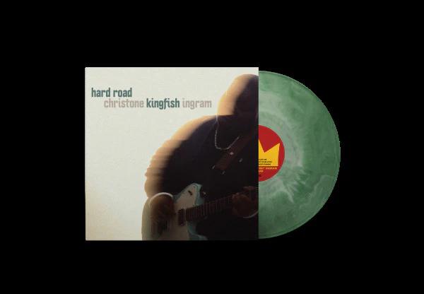 Christone "Kingfish" Ingram - Hard Road (Green and White Splash LP Vinyl)