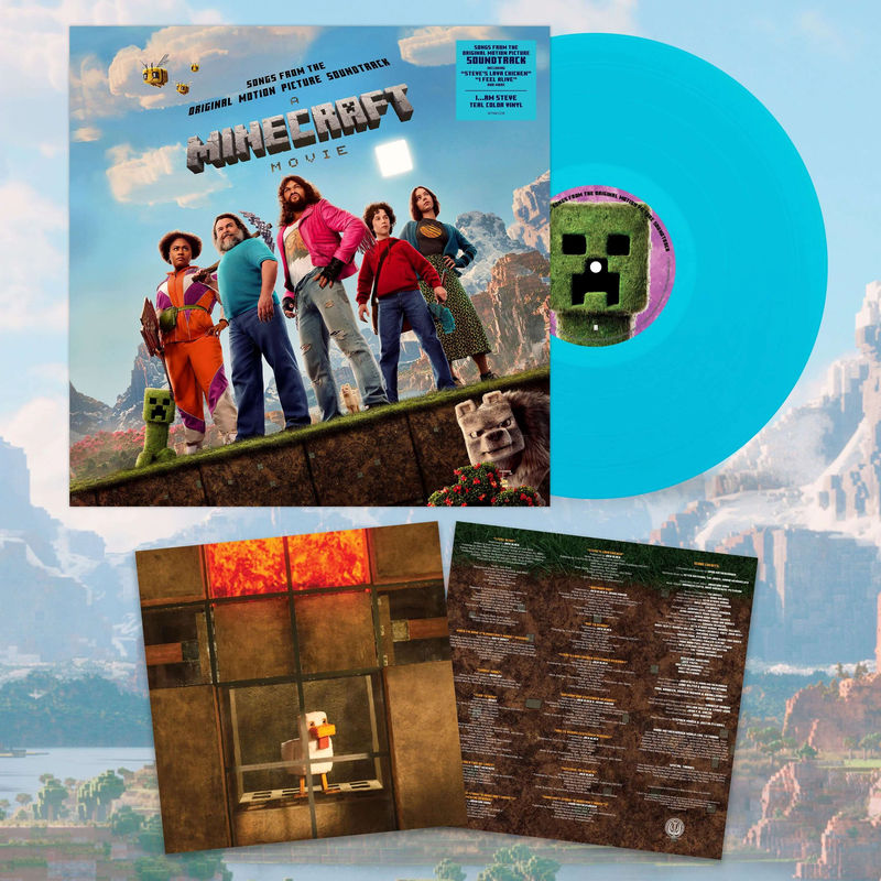 Various - A Minecraft Movie (Songs from the Original Motion Picture Soundtrack) (Teal LP Vinyl)