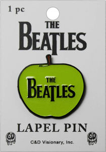 Enamel Pin - The Beatles - Green Apple With Logo