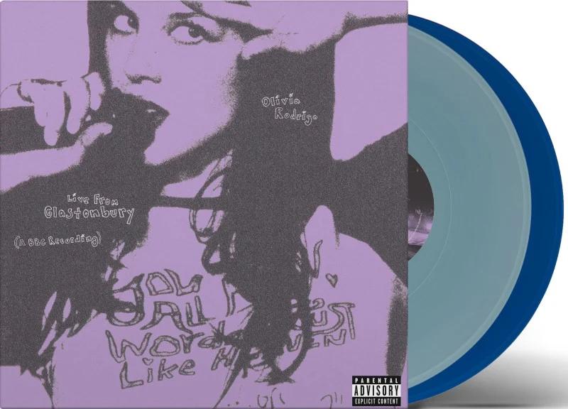 Olivia Rodrigo Live From Glastonbury (A BBC Recording) (2LP Light Blue/ Cobalt Vinyl)