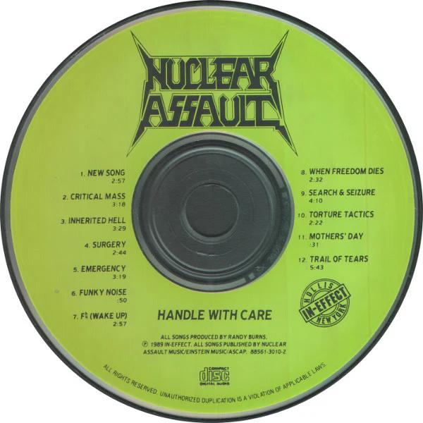 Nuclear Assault - Handle With Care (CD) (VG+, VG+)