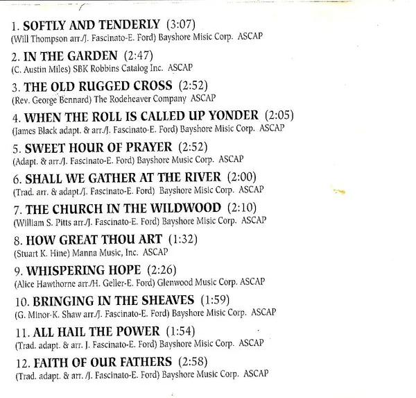 Tennessee Ernie Ford - All-Time Greatest Hymns (CD) (VG+, VG+)