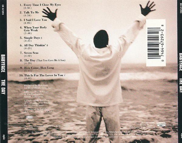 Babyface - The Day (CD) (NM or M-, VG+)