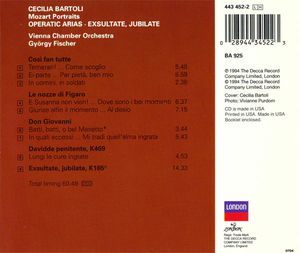 Cecilia Bartoli, Wiener Kammerorchester, György Fischer - Mozart Portraits (CD) (NM or M-, NM or M-)