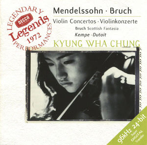 Felix Mendelssohn-Bartholdy, Max Bruch - Rudolf Kempe, Charles Dutoit, Kyung-Wha Chung - Violin Concertos = Violinkonzerte (CD) (NM or M-, VG+)