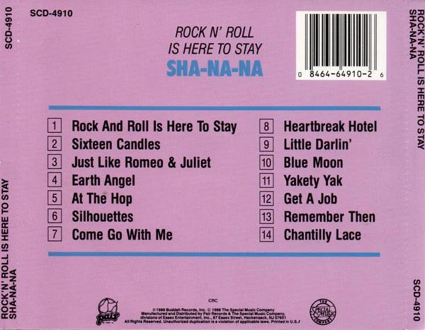 Sha Na Na - Rock N' Roll Is Here To Stay (CD) (VG+, VG+)