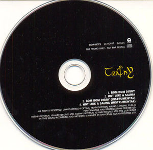 Tricky - Bom Bom Diggy / Hot Like A Sauna (CD) (NM or M-, VG+)