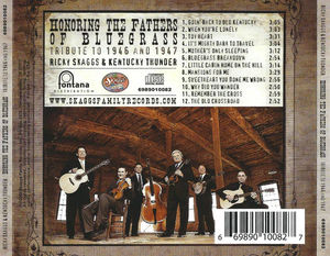 Ricky Skaggs & Kentucky Thunder - Honoring The Fathers Of Bluegrass (CD) (NM or M-, VG+)