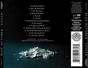 Blue October  - Foiled (CD) (VG+, VG+)