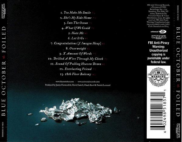 Blue October  - Foiled (CD) (VG+, VG+)