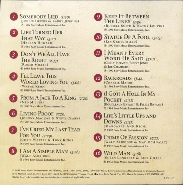 Ricky Van Shelton - 16 Biggest Hits (CD) (VG+, VG+)