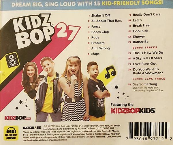 Kidz Bop Kids - Kidz Bop 27 (CD) (NM or M-, VG+)