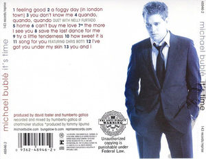 Michael Bublé - It's Time (CD) (NM or M-, VG+)