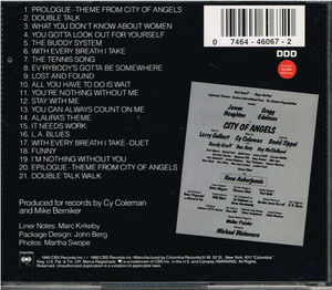 "City Of Angels" Original Broadway Cast - City Of Angels (CD) (NM or M-, VG+)