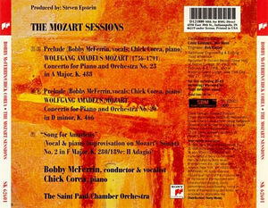 Bobby McFerrin, Chick Corea, The Saint Paul Chamber Orchestra - The Mozart Sessions (CD) (NM or M-, VG+)