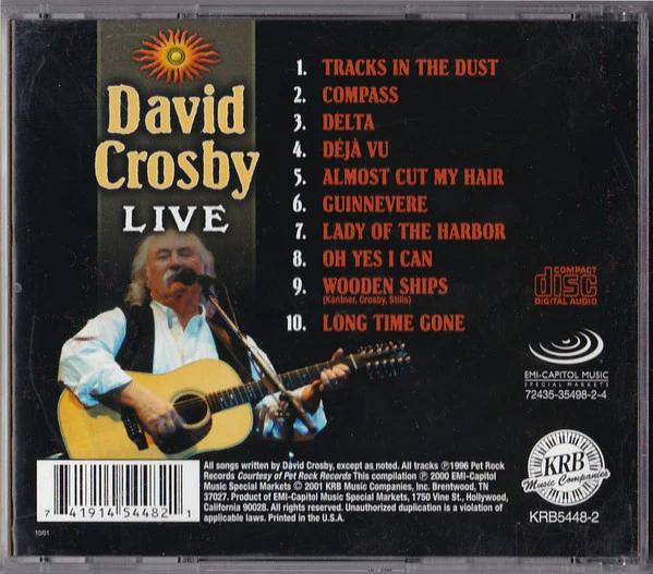 David Crosby - Live (CD) (NM or M-, VG+)