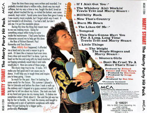 Marty Stuart - The Marty Party Hit Pack (CD) (NM or M-, VG+)