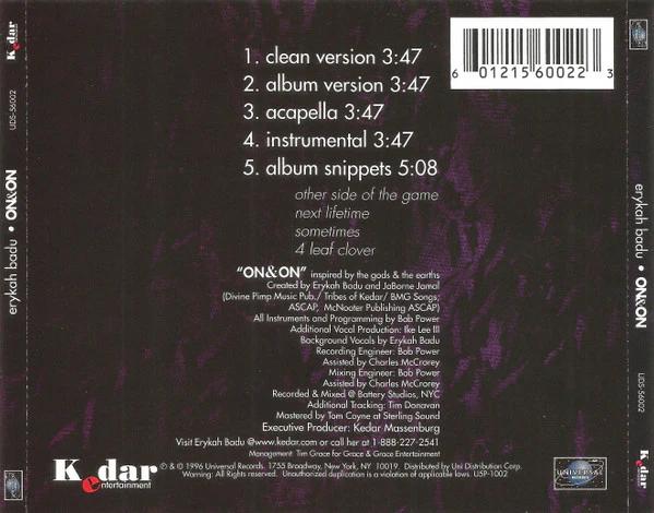 Erykah Badu - On & On (CD) (NM or M-, VG+)