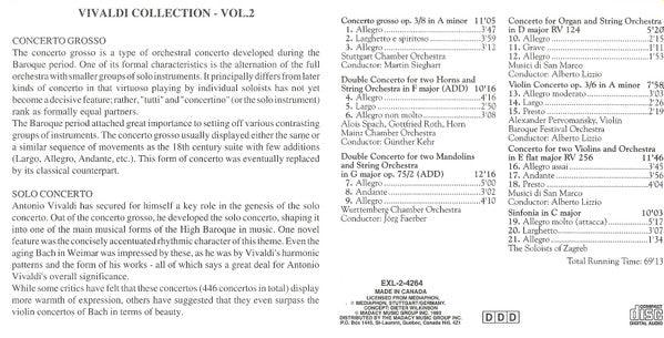 Antonio Vivaldi - Volume Two Vivaldi Collection (CD) (NM or M-, NM or M-)