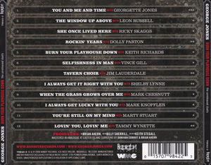 George Jones  - Burn Your Playhouse Down  (The Unreleased Duets) (CD) (NM or M-, VG+)