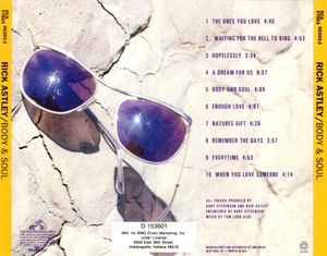 Rick Astley - Body & Soul (CD) (NM or M-, NM or M-)