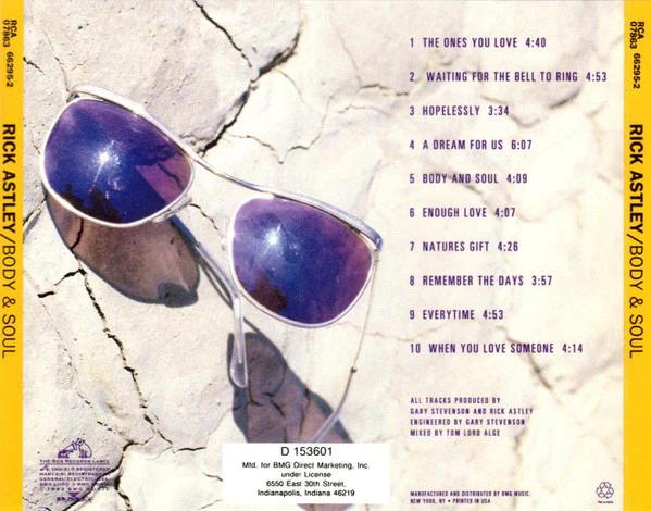 Rick Astley - Body & Soul (CD) (NM or M-, NM or M-)