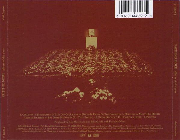 Faith No More - Album Of The Year (CD) (NM or M-, VG+)