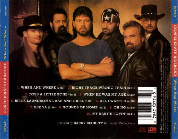 Confederate Railroad - When And Where (CD) (VG+, VG+)