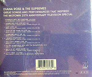 The Supremes - Great Songs And Performances That Inspired The Motown 25th Anniversary T.V. Special (CD) (NM or M-, VG+)