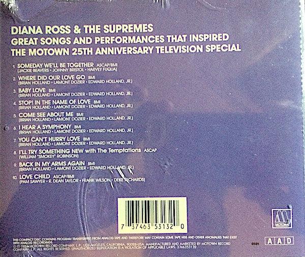 The Supremes - Great Songs And Performances That Inspired The Motown 25th Anniversary T.V. Special (CD) (NM or M-, VG+)