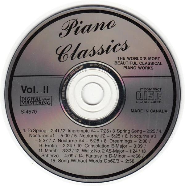 Unknown Artist - Piano classics Vol. II (CD) (NM or M-, NM or M-)