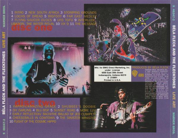 Béla Fleck & The Flecktones - Live Art (CD) (NM or M-, VG+)