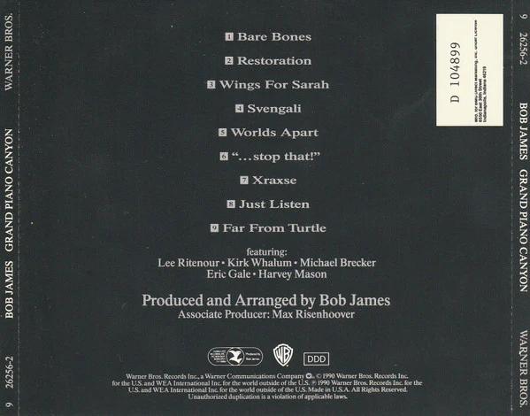 Bob James - Grand Piano Canyon (CD) (NM or M-, VG+)