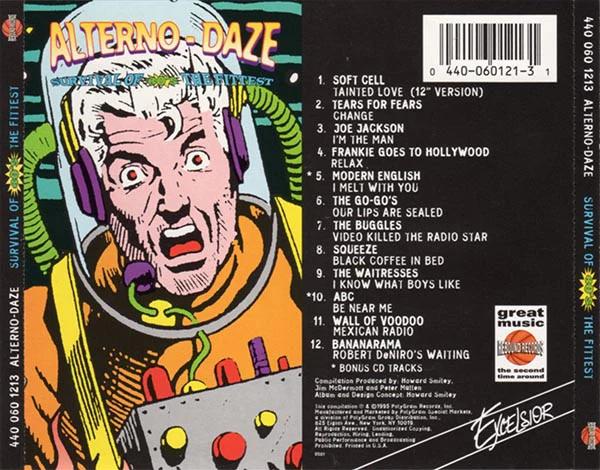 Various - Alterno-Daze: Survival Of The Fittest - 80's (CD) (VG+, VG+)
