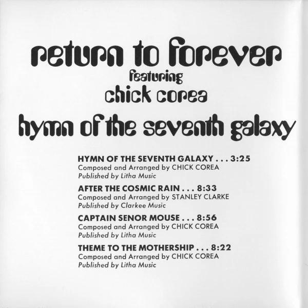 Return To Forever featuring Chick Corea - Hymn Of The Seventh Galaxy (CD) (VG+, VG+)