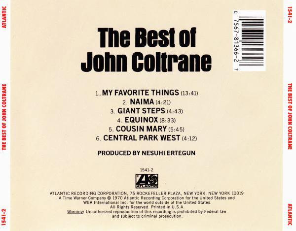 John Coltrane - The Best Of John Coltrane (CD) (NM or M-, VG+)