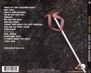 Twisted Sister - Love Is For Suckers (CD) (NM or M-, VG+)