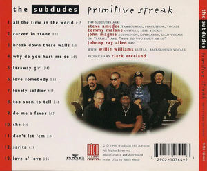 Subdudes, The - Primitive Streak (CD) (NM or M-, NM or M-)