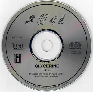 Bush - Glycerine (CD) (VG+, VG+)
