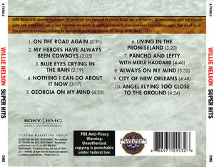 Willie Nelson - Super Hits (CD) (NM or M-, VG+)