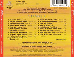 Coro De Monjes Del Monasterio De Santo Domingo De Silos - Chant II (CD) (VG+, VG+)