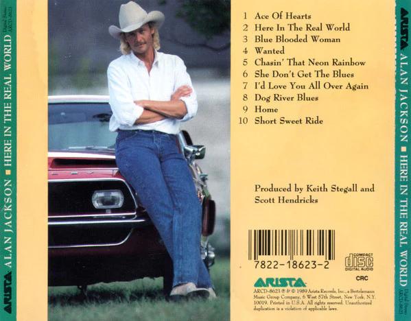 Alan Jackson  - Here In The Real World (CD) (NM or M-, VG+)